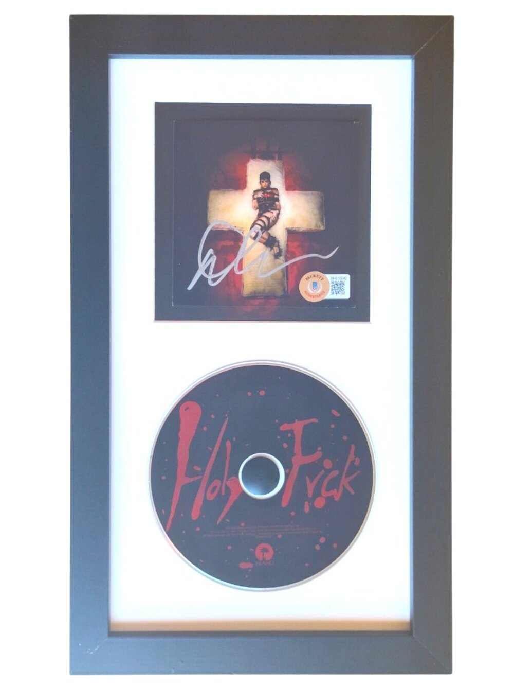 Demi Lovato Signed Holy Fvck CD Cover Insert Beckett COA